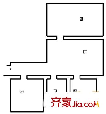 慧海園 2室 戶型圖
