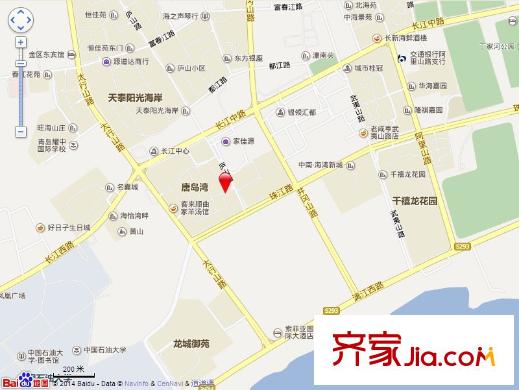 唐島灣A組團(tuán)交通圖