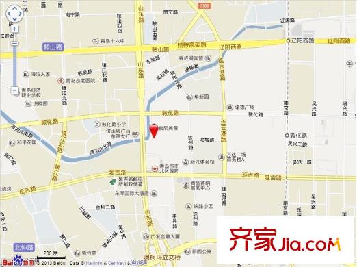 良辰美景三期平方米臺交通圖