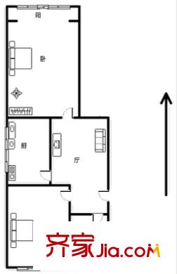 北仲社區(qū)戶型圖北仲小區(qū) 2室 戶型圖 2室1廳1衛(wèi)1廚