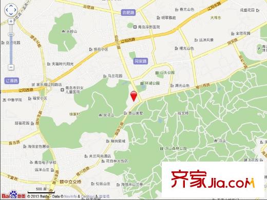 青島印象山交通圖