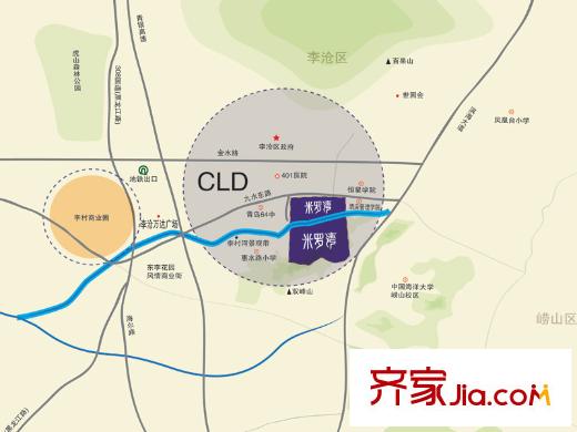 米羅灣交通圖