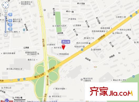 洪山坡小區(qū)交通圖