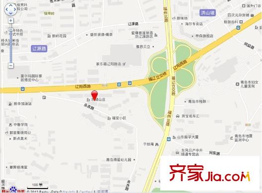 康儲山莊交通圖