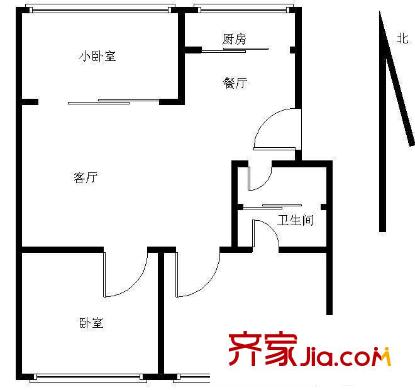 康儲山莊3室 戶型圖