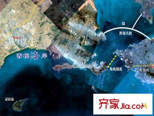 香檳海岸交通圖衛(wèi)星區(qū)位圖