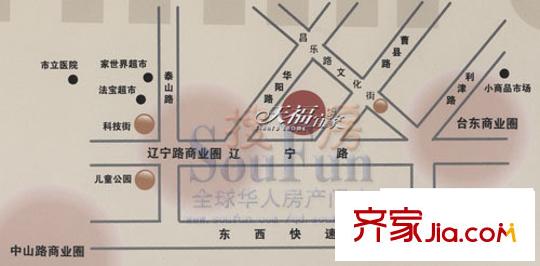 天福宜家交通圖