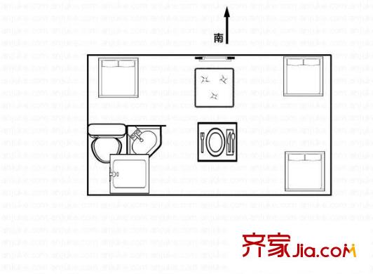 一品雅居 3室 戶型圖