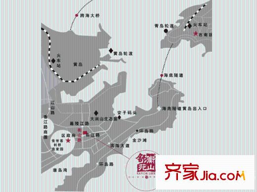 衡山舒苑交通圖