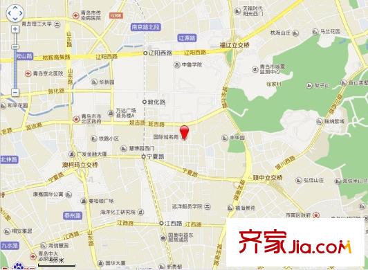 國際城名苑交通圖