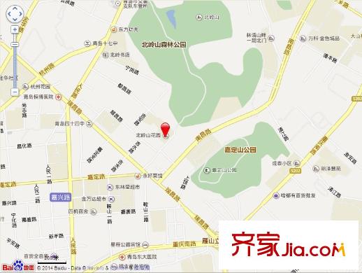 北嶺山花園交通圖
