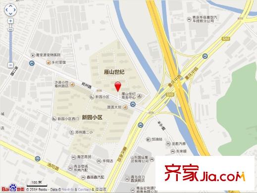 雁山世紀(jì)交通圖