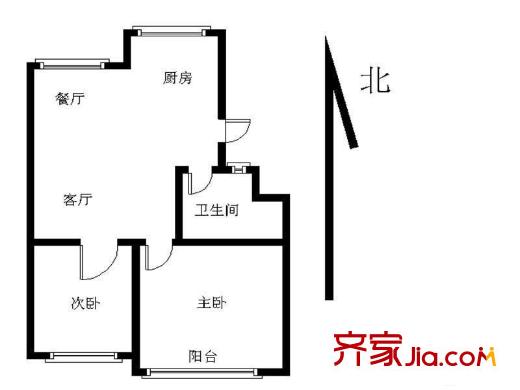 新海園品閣2室 戶型圖