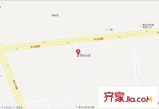 昆侖山莊交通圖