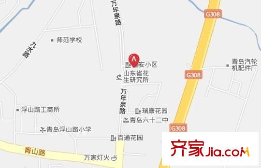 建安小區(qū)交通圖百通 