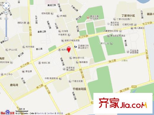 唐島灣F組團交通圖