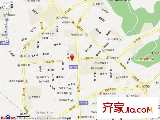 嘉定路小區(qū)交通圖