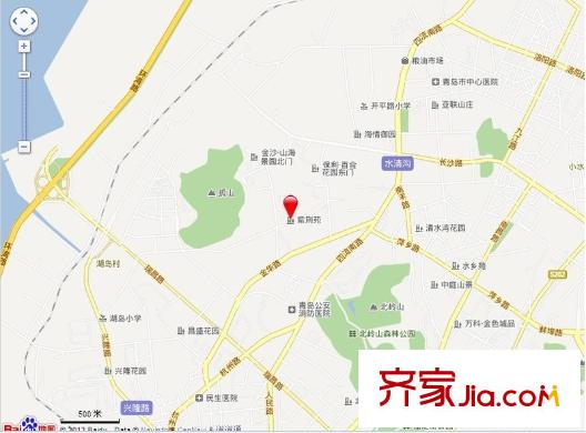 紫荊苑交通圖