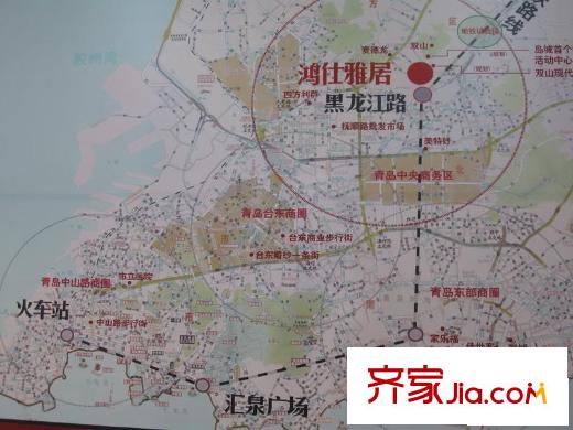 新華錦鴻仕雅居交通圖方位圖