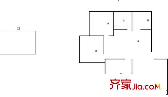 瑞康花園 3室 戶型圖
