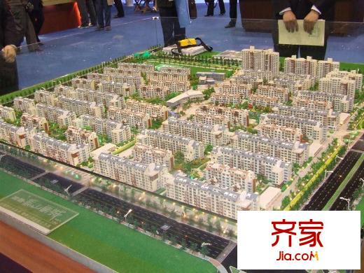 海信馬山新城外景圖參加10年4.2房展會 沙盤照片