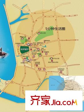 海岸華府交通圖
