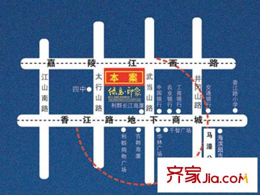 綠島印象交通圖