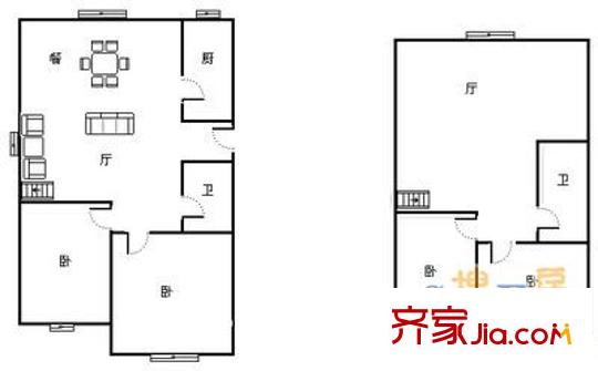 城市花園 4室 戶型圖