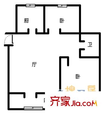 萬事興嘉園 3室 戶型圖