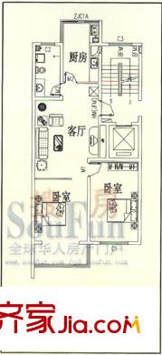 帝都嘉園 戶型圖