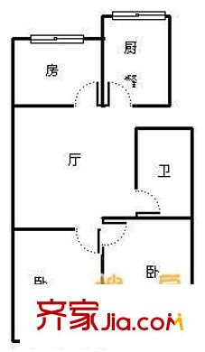 飛燕花園3室 戶型圖