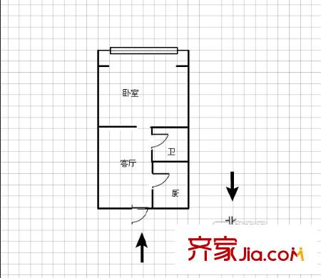 四機(jī)宿舍戶型圖司機(jī)宿舍 1室1廳 1室1廳1衛(wèi)1廚
