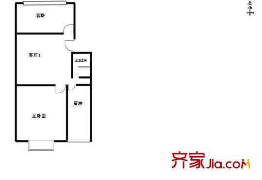 四機(jī)宿舍 2室1廳