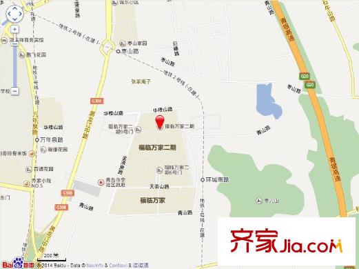 福臨萬(wàn)家二期交通圖