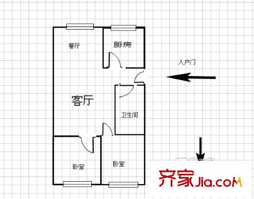 濱河路小區(qū) 戶型圖