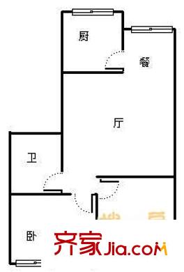 銀河山莊 2室 戶型圖