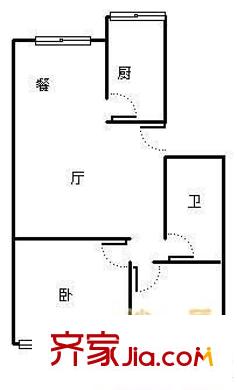 銀河山莊 3室 戶型圖