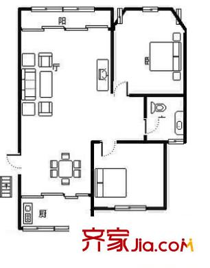 馨苑小區(qū) 5室 戶型圖
