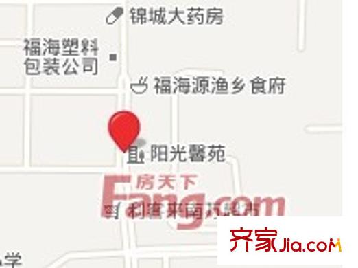 陽光馨苑(城陽)交通圖 