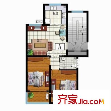 陽光馨苑(城陽)戶型圖青島陽光馨苑 1室 戶型圖 1室1廳1衛(wèi)1廚