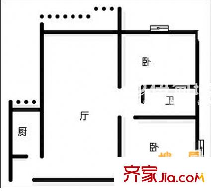 華青花園戶型圖華青園 3室 戶型圖 3室2廳2衛(wèi)1廚