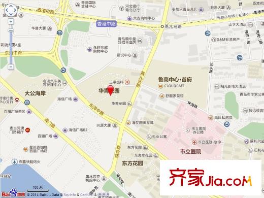 華青花園交通圖