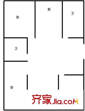 廣業(yè)小鎮(zhèn) 3室 戶型圖