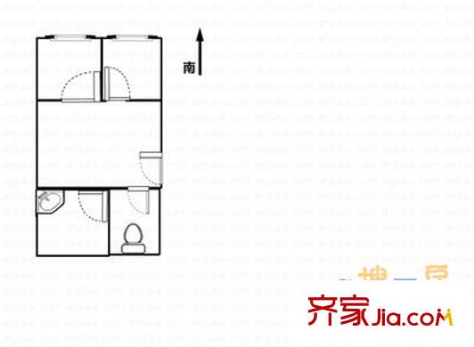 雙玉新苑 2室 戶型圖