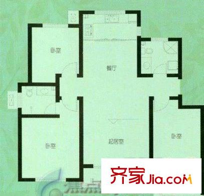 青島 迪維花園 戶型圖