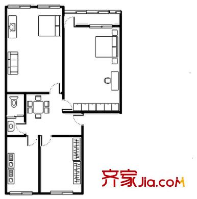 興電小區(qū) 2室1廳 73平