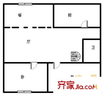 華易春之都2室 戶型圖