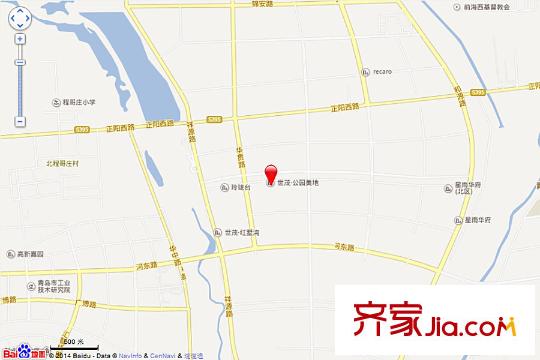世茂公園美地交通圖