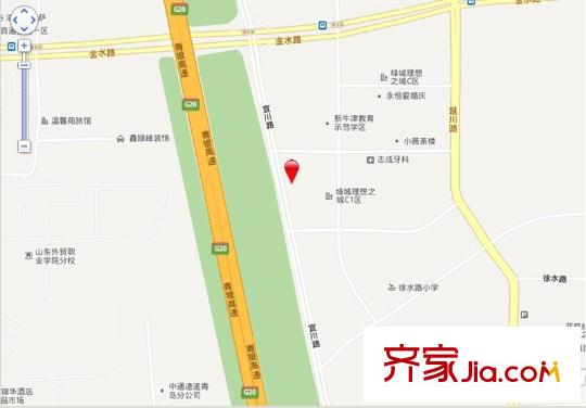 綠城西子公寓交通圖