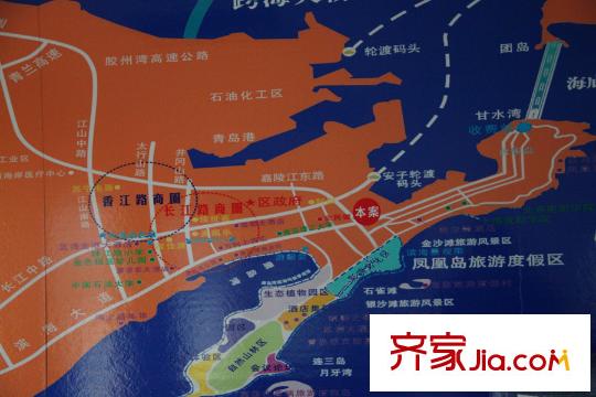 黃島怡海苑交通區(qū)位圖